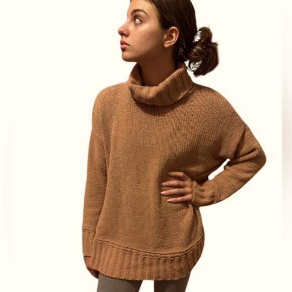 aerie Sweaters - AERIE Cozy Camel Turtleneck Sweater XS